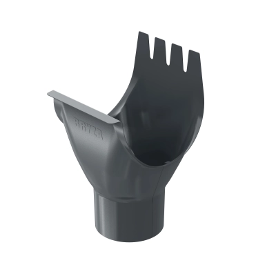 BRYZA STAL Lej spustowy 125/100 mm - ANTRACYT - RAL 7016